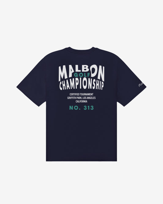 Bermuda Championship Tee - Midnight Malbon Men