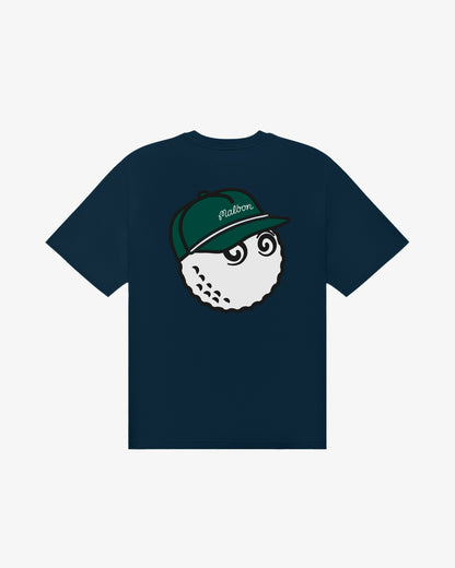 Bermuda Baldwin Tee - Navy Malbon Men