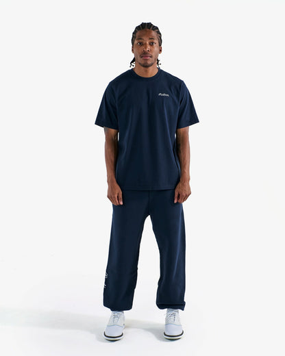 Bermuda Baldwin Tee - Navy Malbon Men