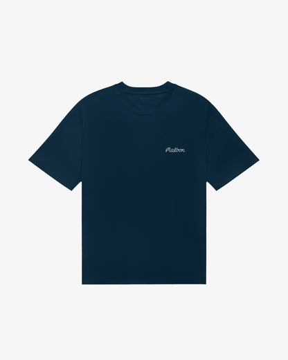 Bermuda Baldwin Tee - Navy Malbon Men