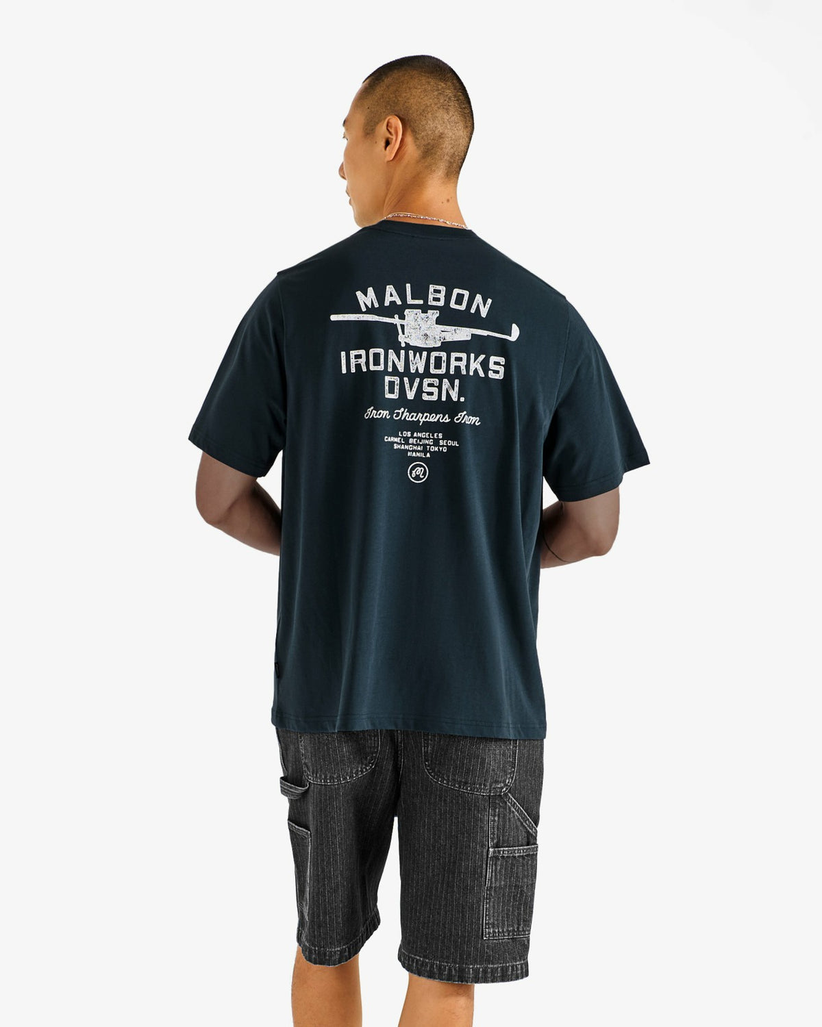 Vista Ironworks Tee - Blueberry Malbon Men