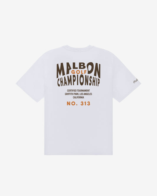 Bermuda Championship Tee - White Malbon Men