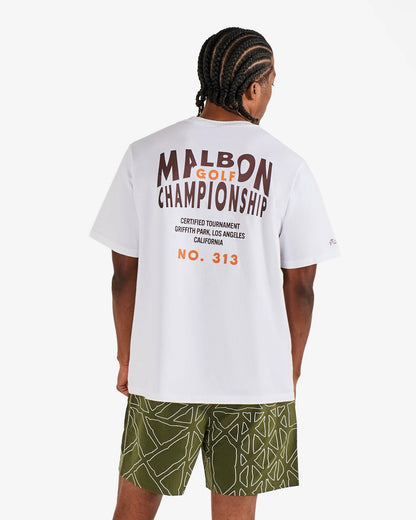 Bermuda Championship Tee - White Malbon Men