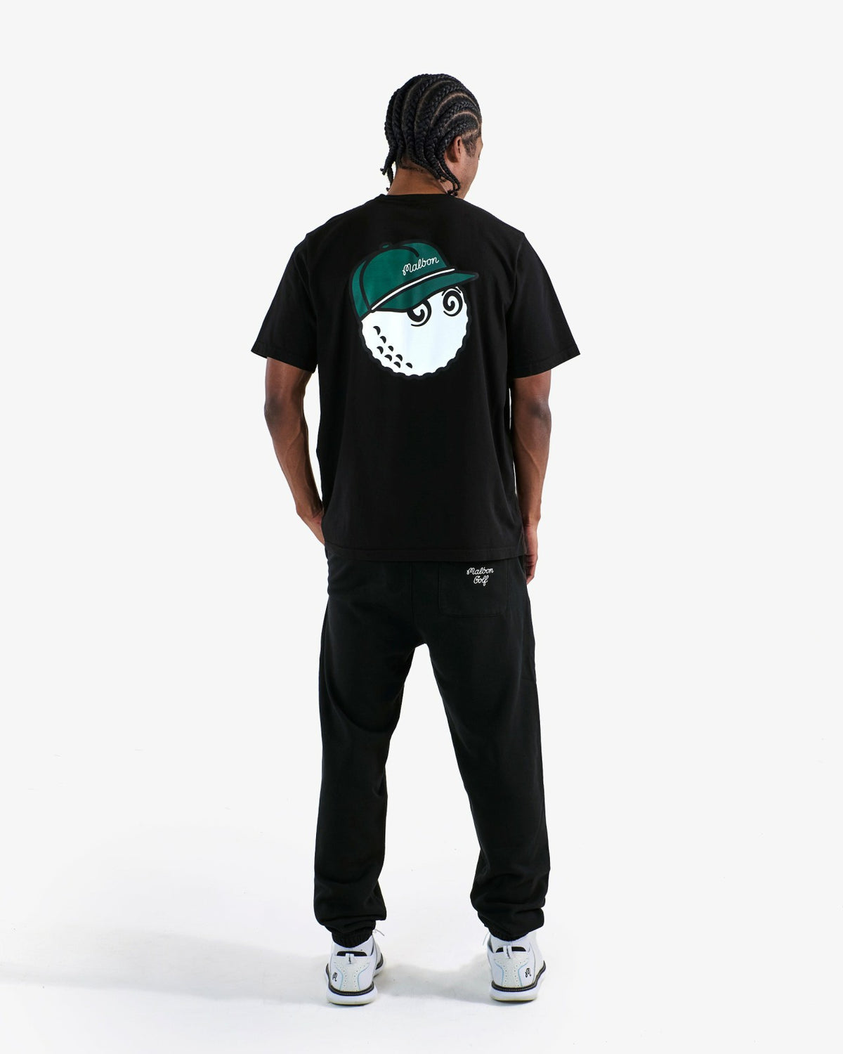 Bermuda Baldwin Tee - Black Malbon Men