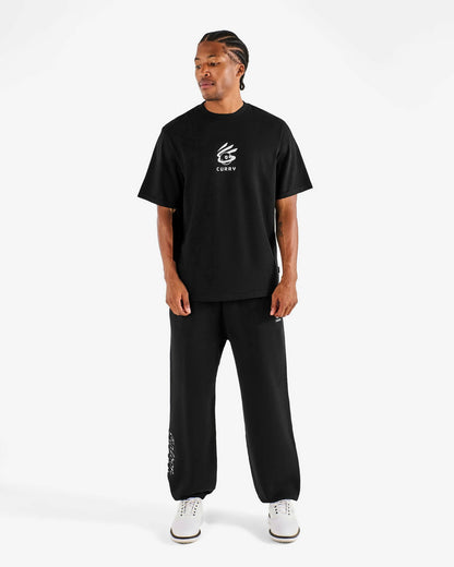 Curry Brand Bermuda Tee - Black Malbon Men