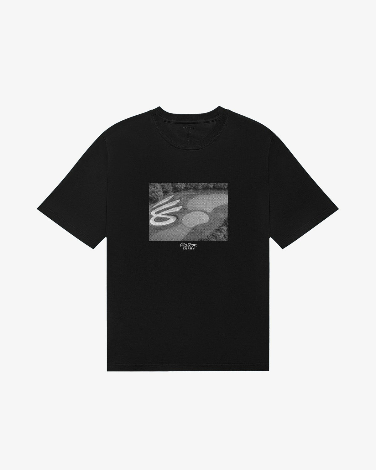 Curry Brand Graphic Bermuda Tee - Black Malbon Men