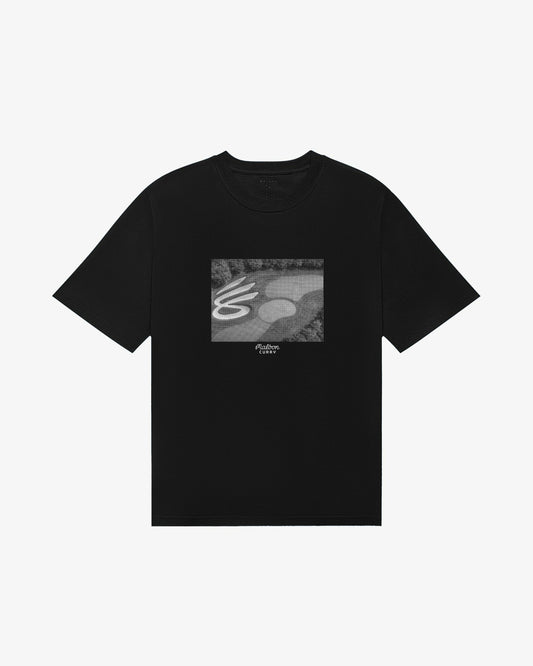 Curry Brand Graphic Bermuda Tee - Black Malbon Men