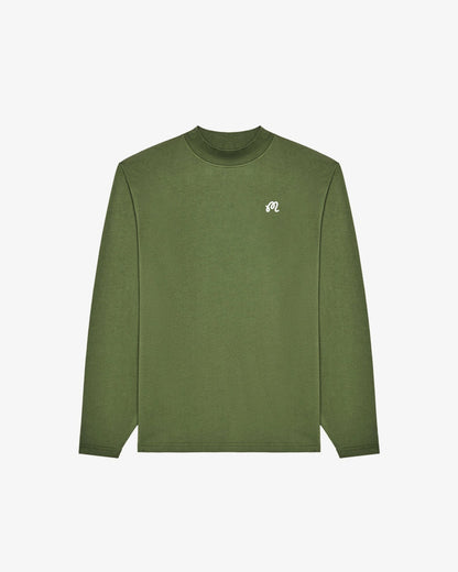 Upland Mockneck Tee - Rifle Green Malbon Men