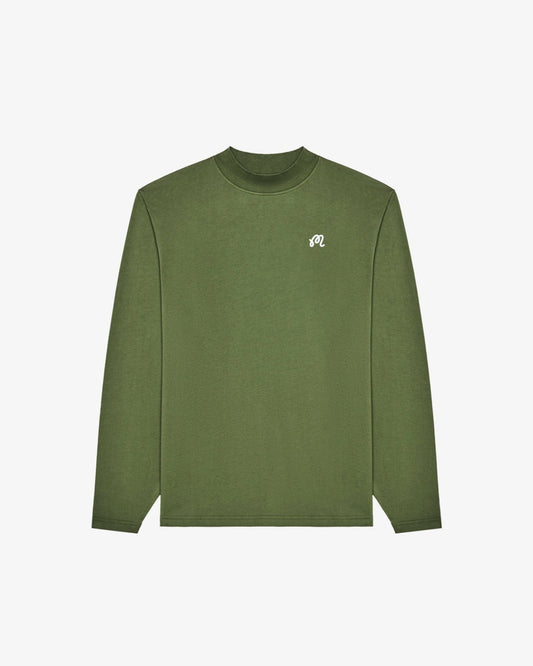 Upland Mockneck Tee - Rifle Green Malbon Men