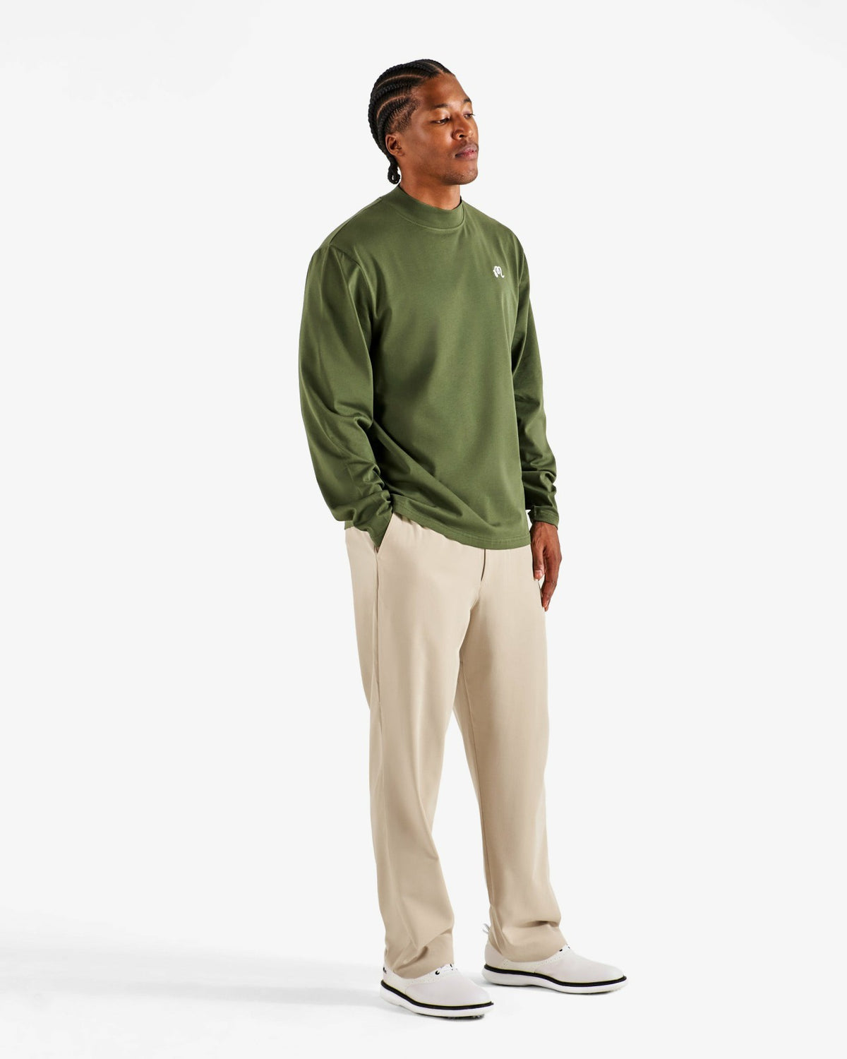Upland Mockneck Tee - Rifle Green Malbon Men