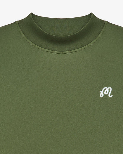 Upland Mockneck Tee - Rifle Green Malbon Men