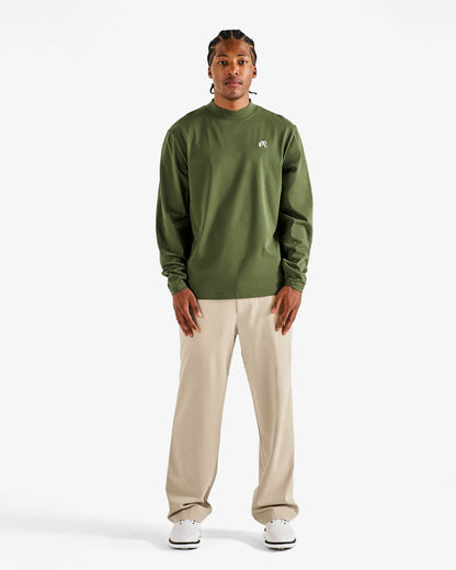 Upland Mockneck Tee - Rifle Green Malbon Men