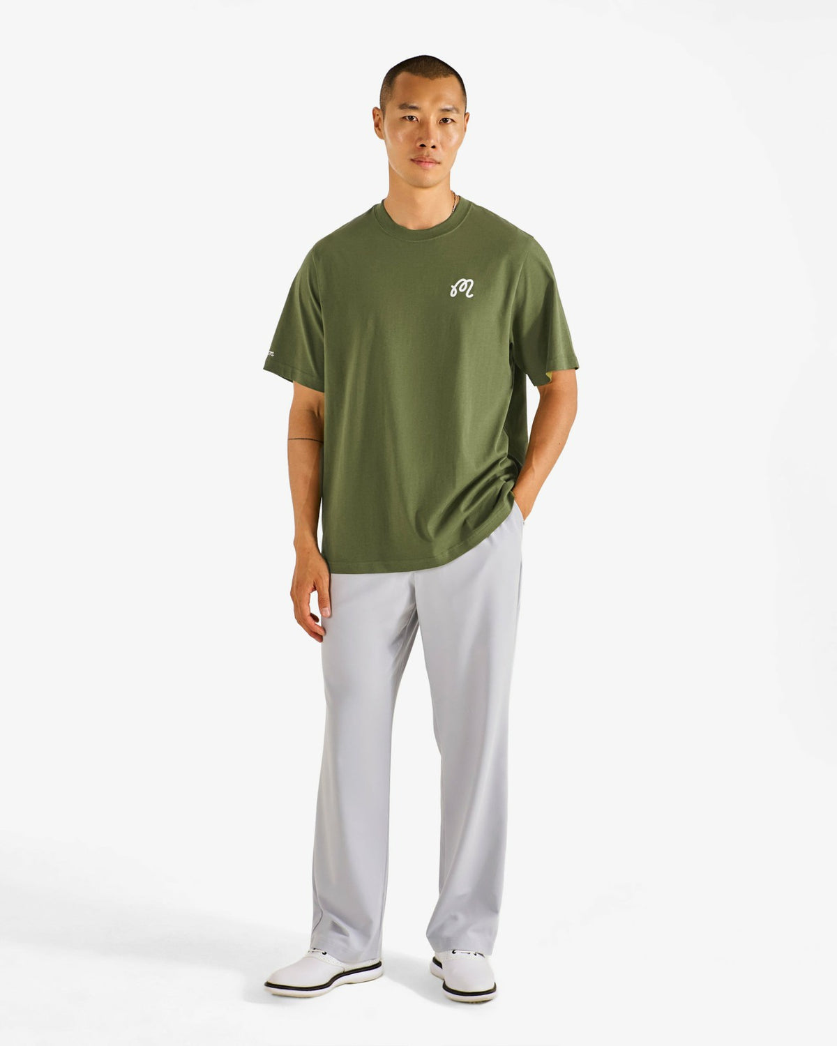 Bermuda Tee - Military Green Malbon Men