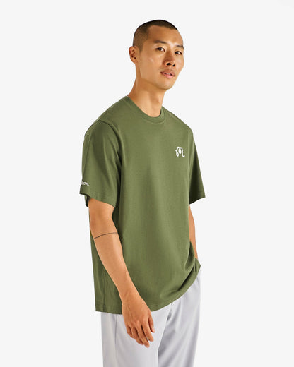 Bermuda Tee - Military Green Malbon Men