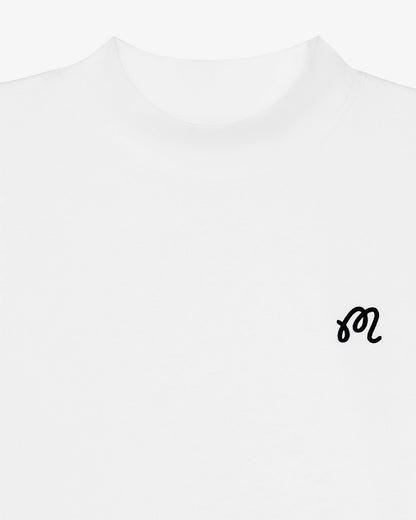 Upland Mockneck Tee - White Malbon Men