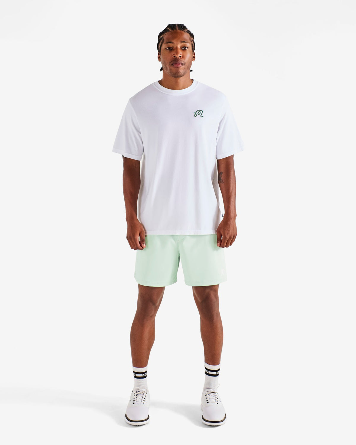 Bermuda Playa Tee - Bright White Malbon Men