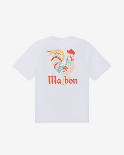 Bermuda Rooster Tee - White Malbon Men