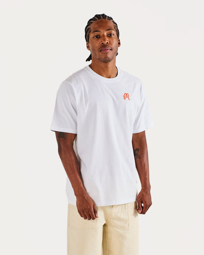 Bermuda Rooster Tee - White Malbon Men