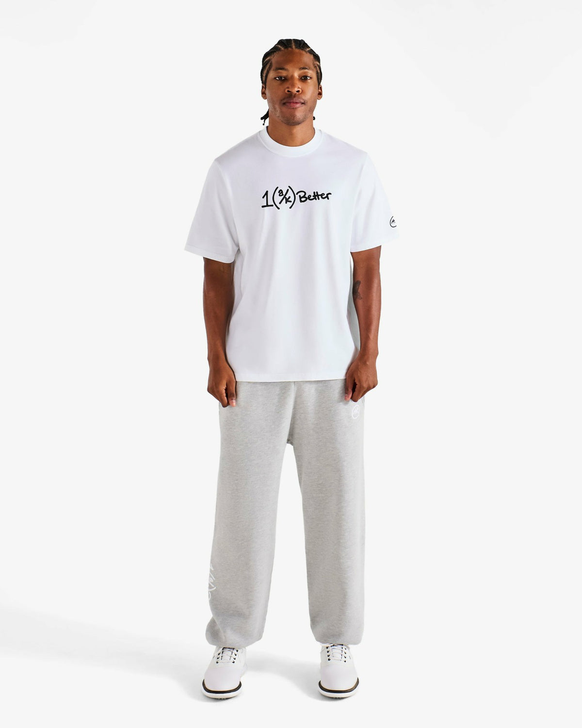 Ak 1% Bermuda Tee - White Malbon Men