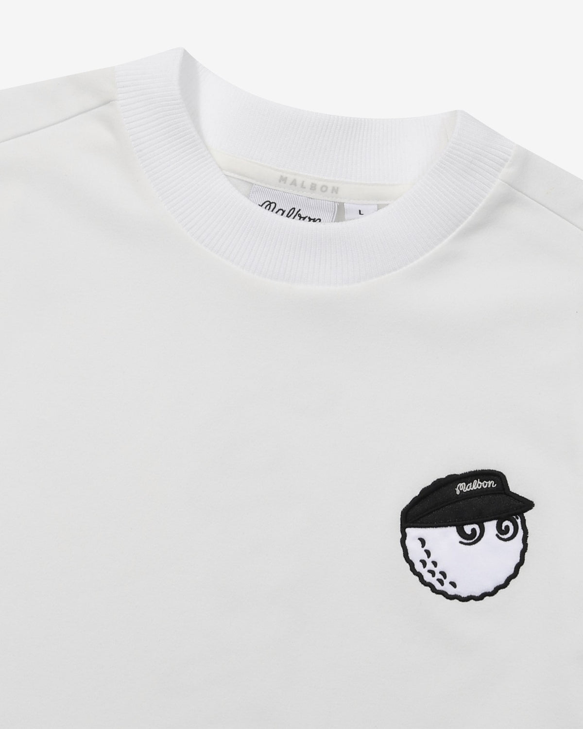 Studio Seoul Panelled Mock Neck - Off White Malbon Men