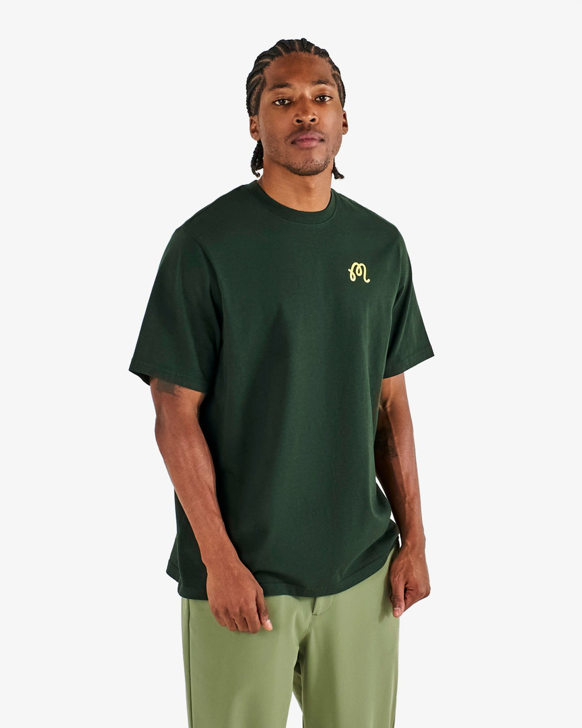 Bermuda Origin Tee - Dark Olive Malbon Men