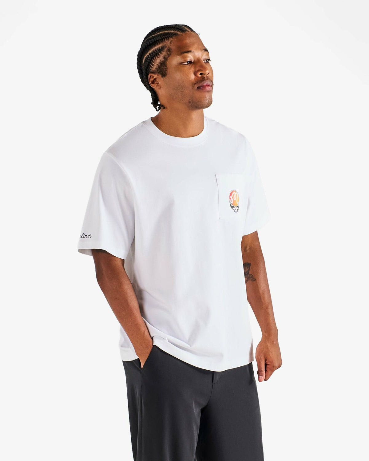 Grateful Dead Bermuda Foundation Tee - White Malbon Men
