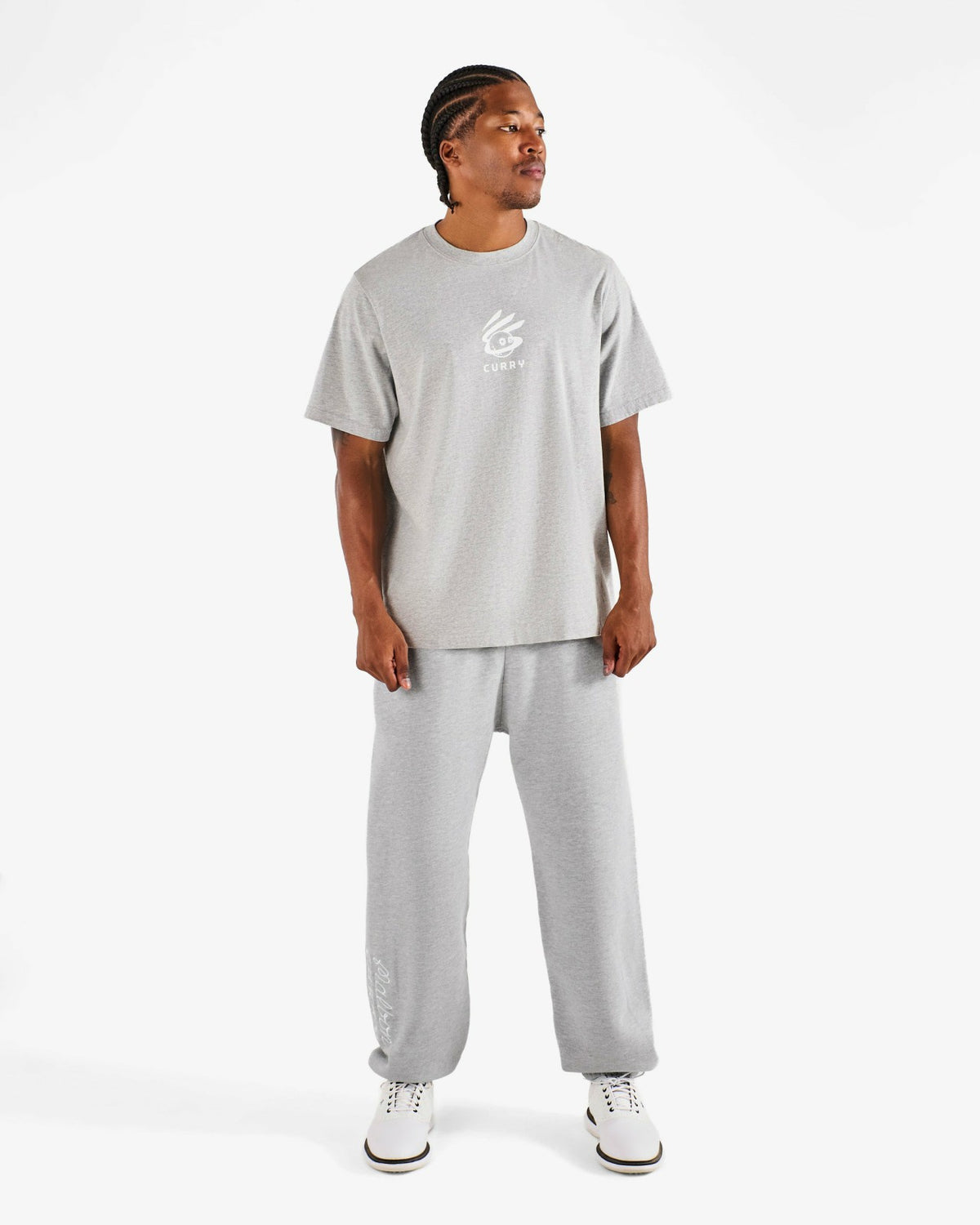 Curry Brand Bermuda Tee - Ash Heather Malbon Men