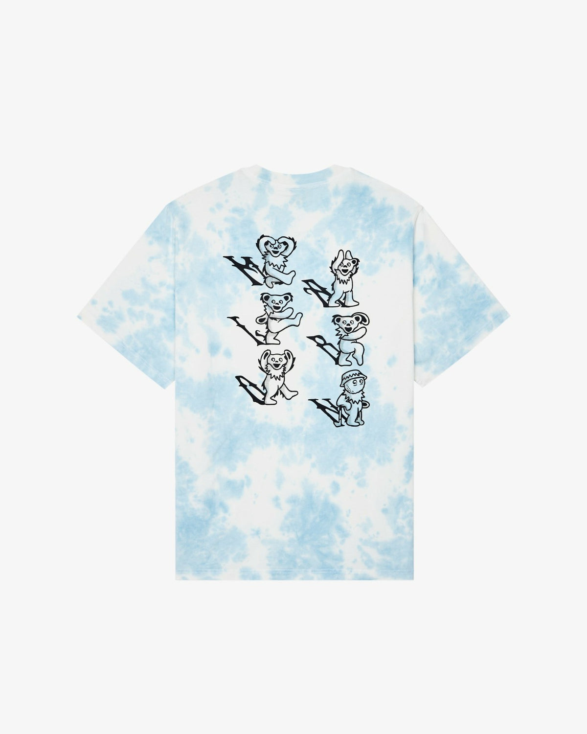 Grateful Dead Bermuda Alphabet Tee - Light Blue Malbon Men