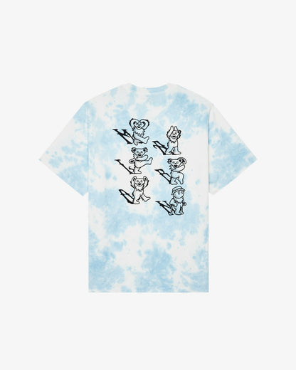 Grateful Dead Bermuda Alphabet Tee - Light Blue Malbon Men