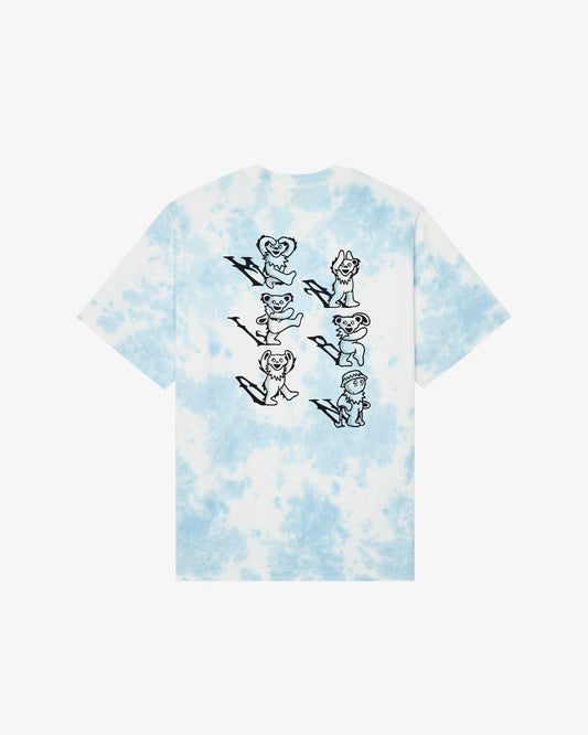 Grateful Dead Bermuda Alphabet Tee - Light Blue Malbon Men