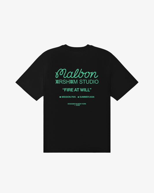 Arsham Fire At Will Tee - Black Malbon Men