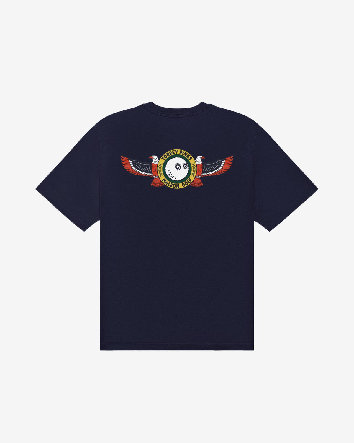 Torrey Pines Bermuda Eagle Tee - Baritone Blue Malbon Men