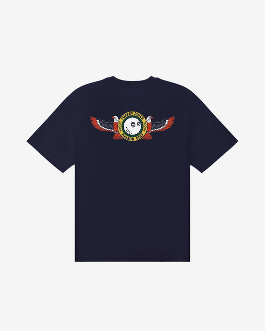 Torrey Pines Bermuda Eagle Tee - Baritone Blue Malbon Men