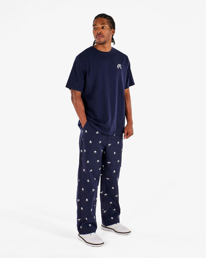 Torrey Pines Bermuda Eagle Tee - Baritone Blue Malbon Men