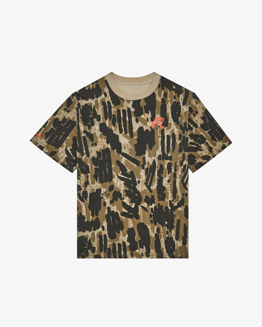 Bermuda Tee Tour Divot Camo - Bark Camo Malbon Men