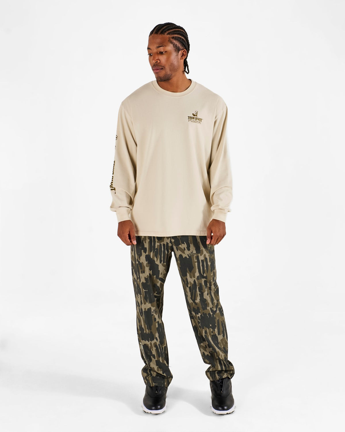 Gorse Tour Divot Camo Tee - Clay Malbon Men