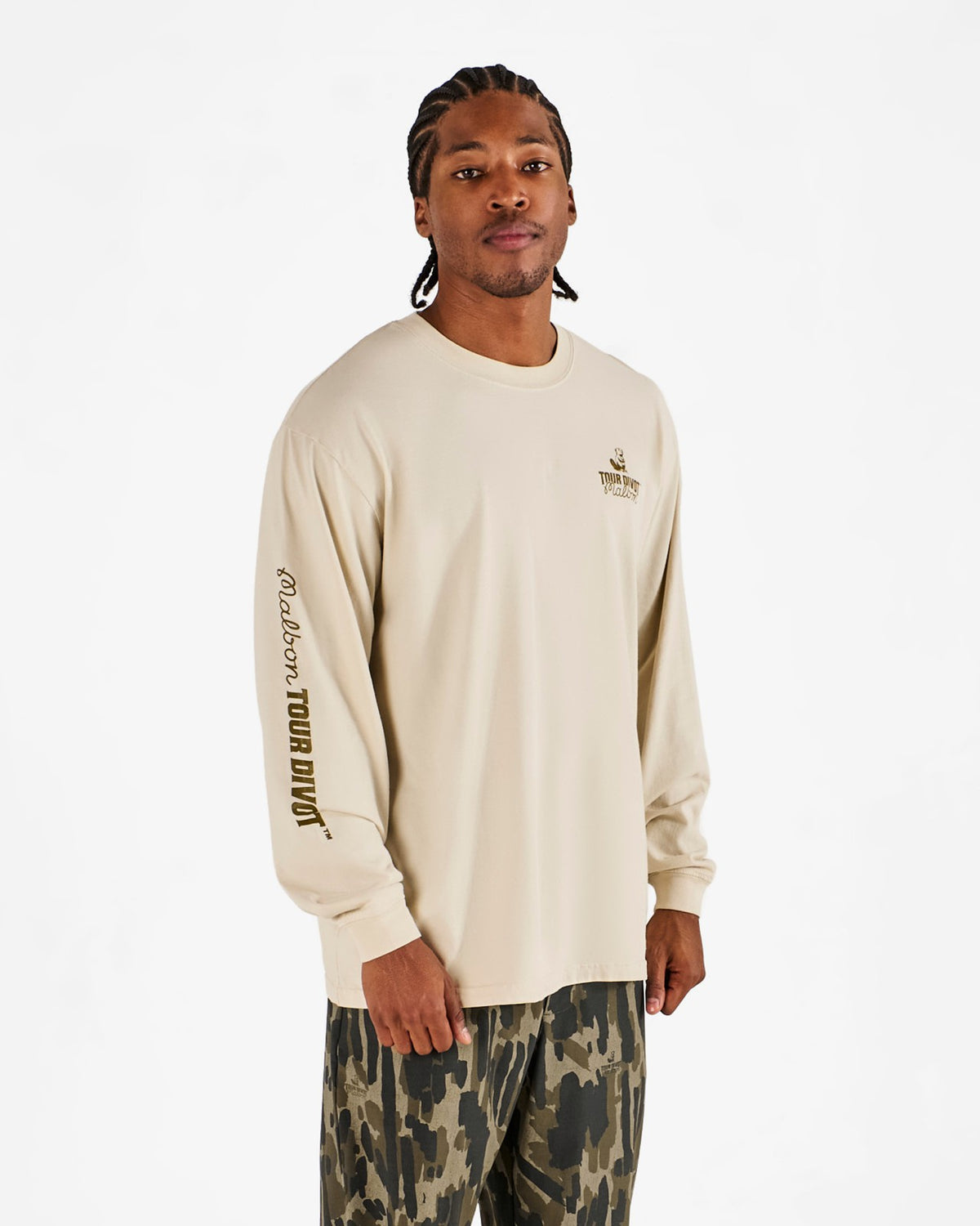 Gorse Tour Divot Camo Tee - Clay Malbon Men