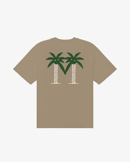 Bermuda Palms Tee - Taupe Malbon Men