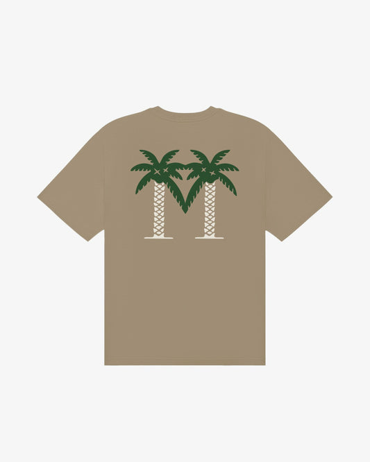 Bermuda Palms Tee - Taupe Malbon Men