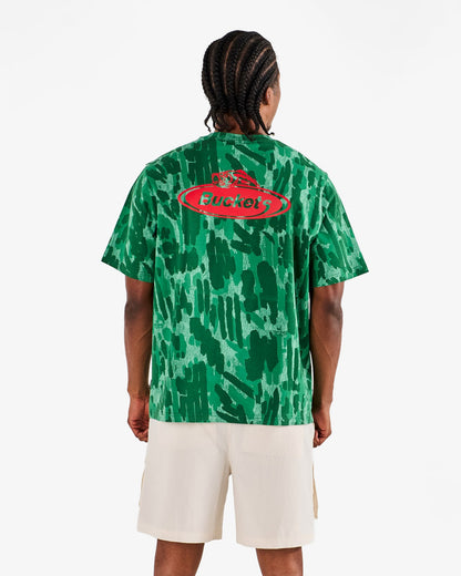 Vista Derby Tee - Divot Camo Jungle Malbon Men