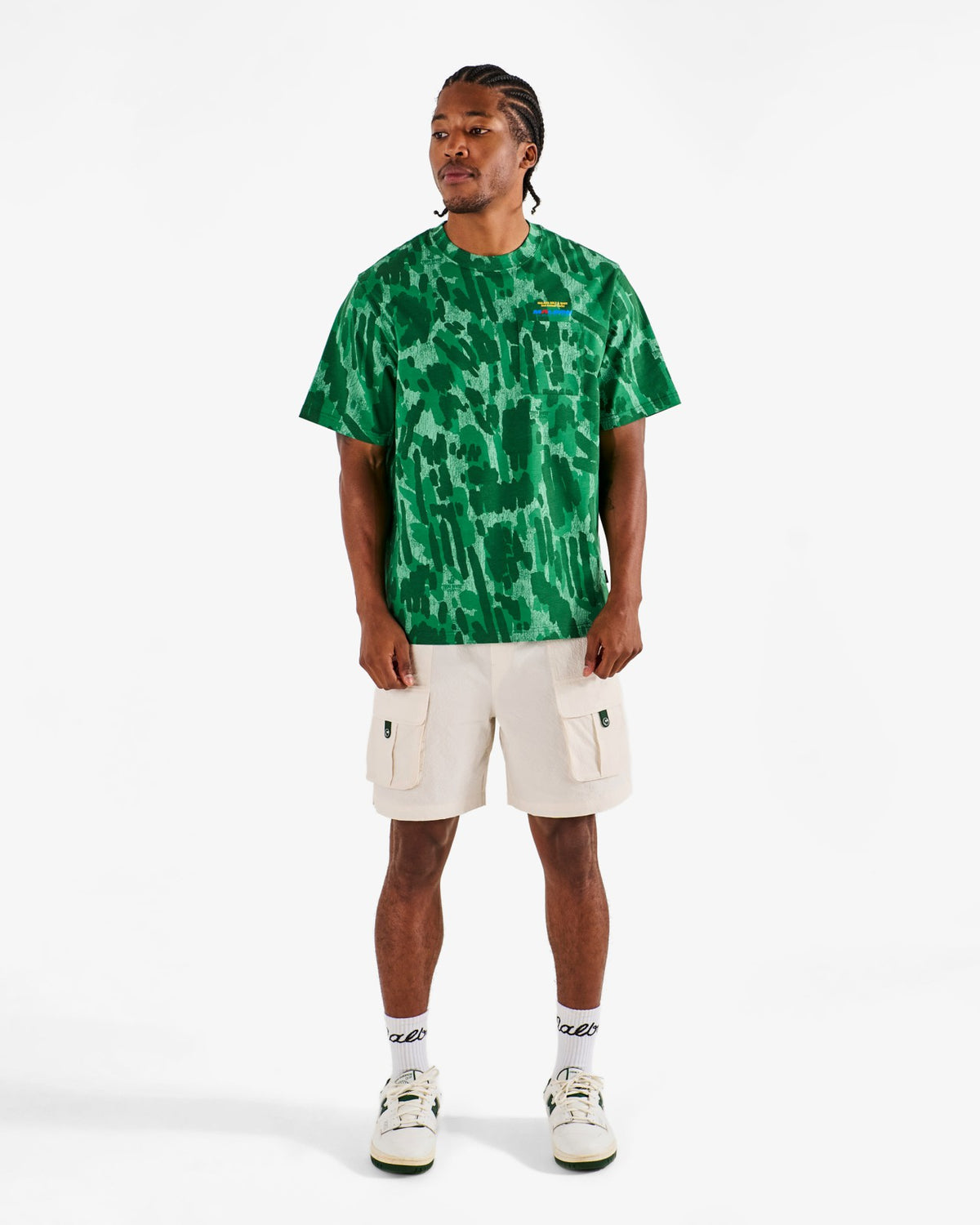 Vista Derby Tee - Divot Camo Jungle Malbon Men