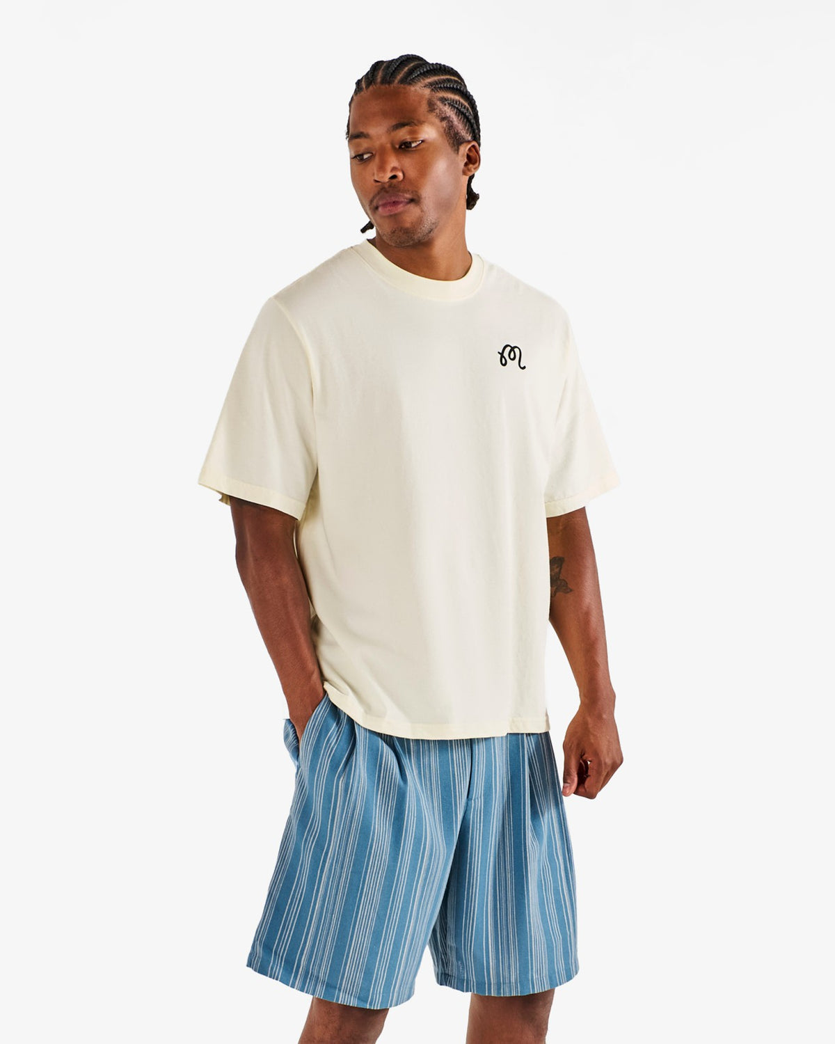 Bermuda Cigar Tee - Cream Malbon Men