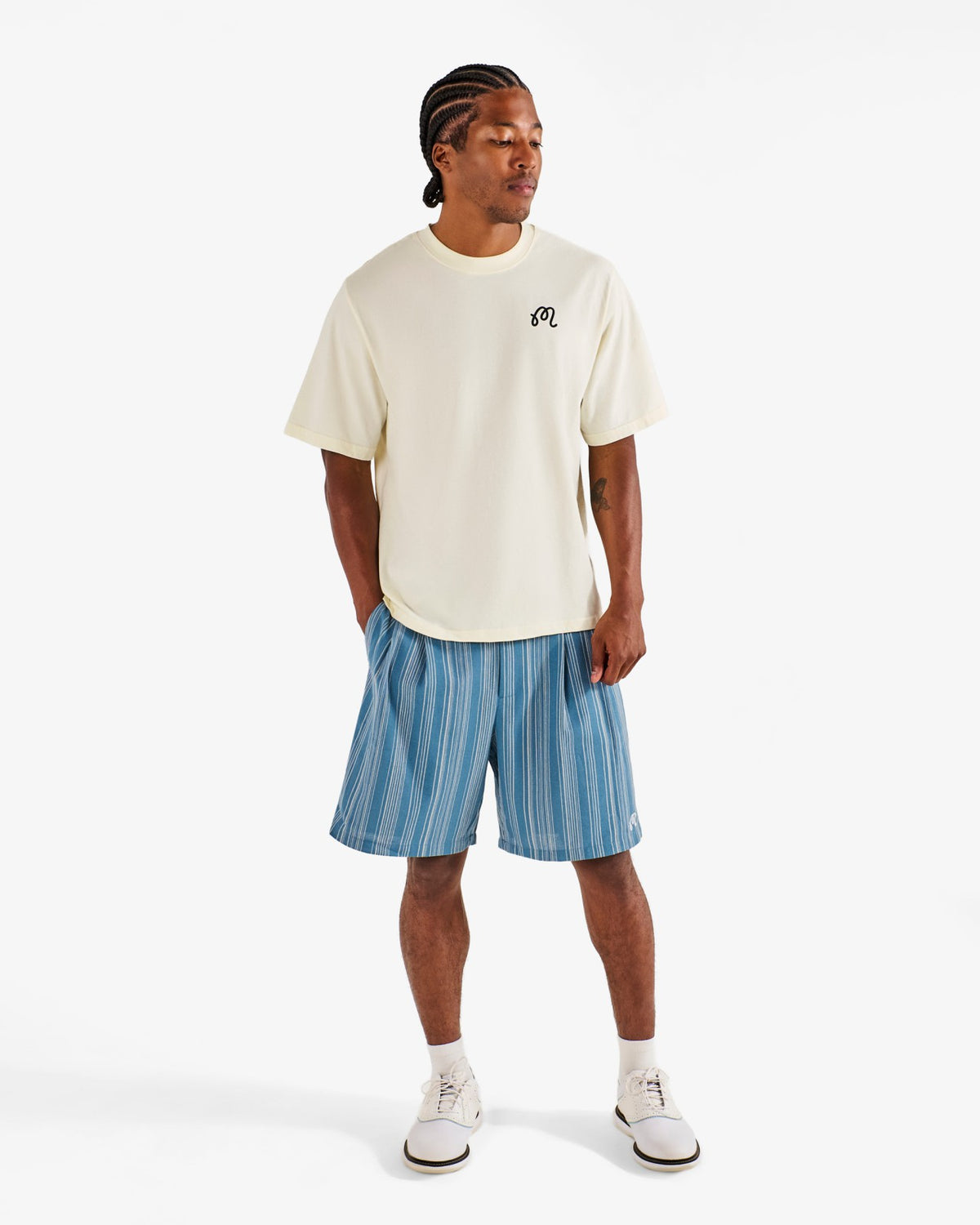 Bermuda Cigar Tee - Cream Malbon Men