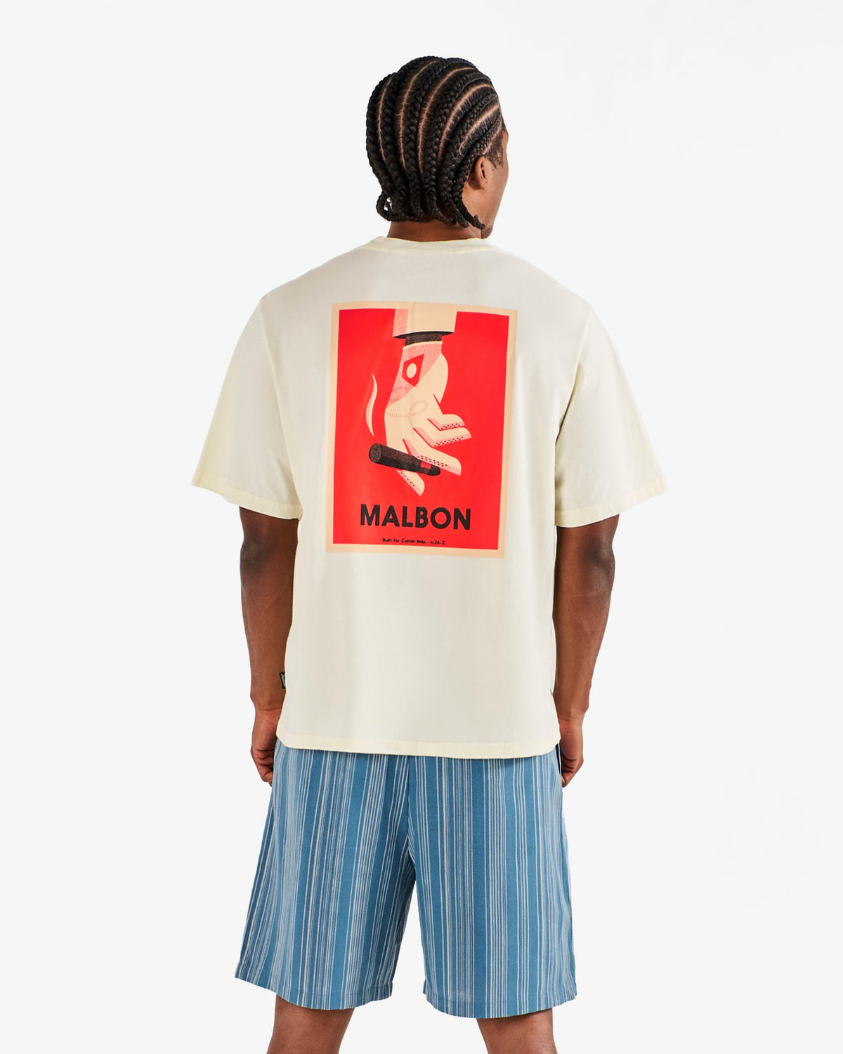 Bermuda Cigar Tee - Cream Malbon Men