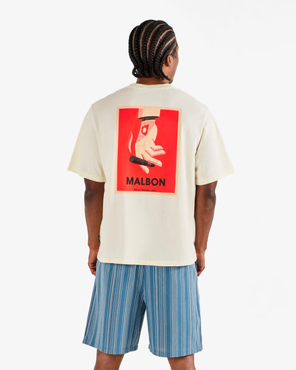 Bermuda Cigar Tee - Cream Malbon Men