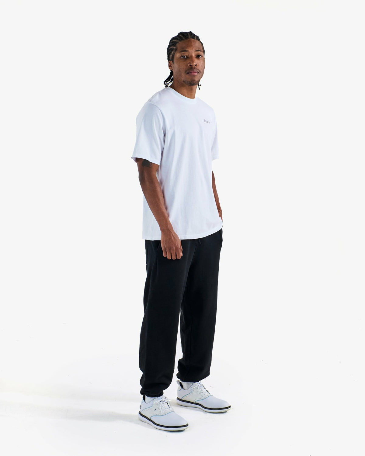 Bermuda Baldwin Tee - White Malbon Men