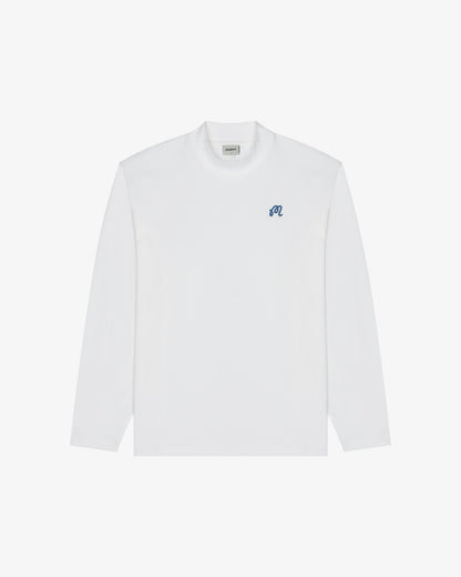 Upland Mockneck Tee - Snow White Malbon Men
