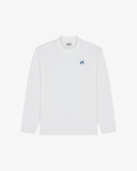 Upland Mockneck Tee - Snow White Malbon Men