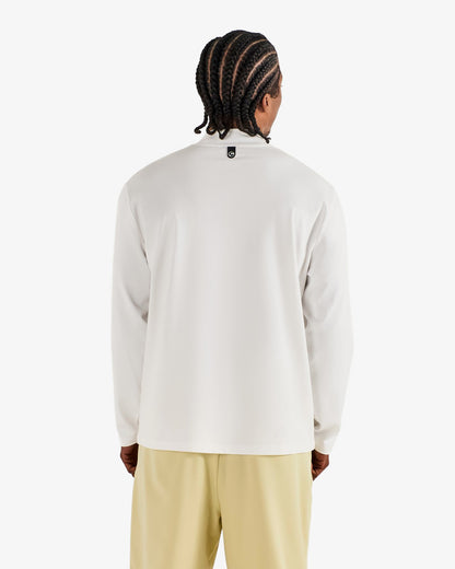 Upland Mockneck Tee - Snow White Malbon Men