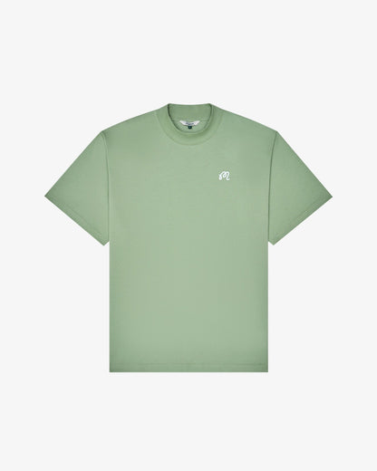 Mare Mockneck Tee - Seafoam Sage Malbon Men